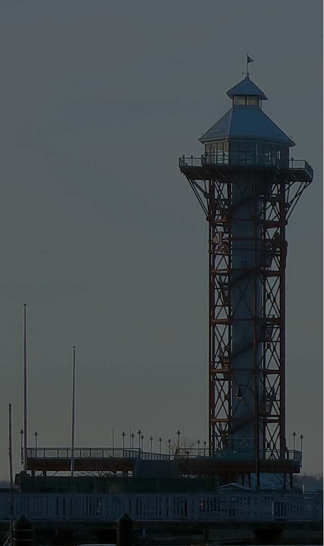 Tower near water